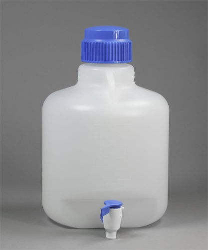 Bottle, Carboy with Spigot, Polypropylene, 10 L, Bel Art Products, F11846-0025