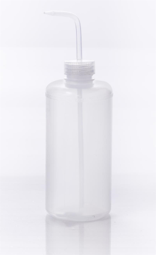 Narrow Mouth Wash Bottle, Natural Polyethylene with Cap 1000 mL (32 oz.), Bel-Art, F11618-0032