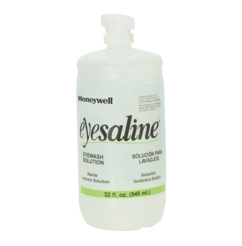 Replacement Eye Wash Solution, 32 oz., Honeywell, 32-000455-0000