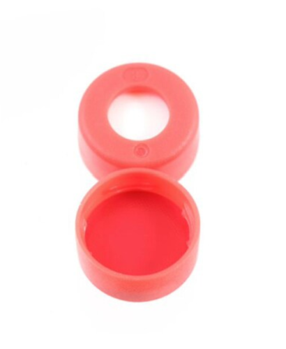 Sure-Start Cap, Snap, 11 mm, Level 2, Orange Polyethylene,  with White Silicone/Red PTFE Septum, 1000/CS, Thermo Scientific, 6ARC11ST1ORT