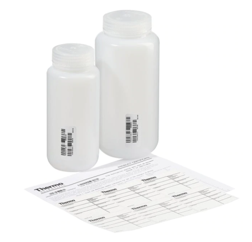 Bottles, TraceClean Level 3  I-CHEM, Wide-Mouth HDPE with PP Cap, 125 mL, 72/CS, Thermo Scientific, N311-0125