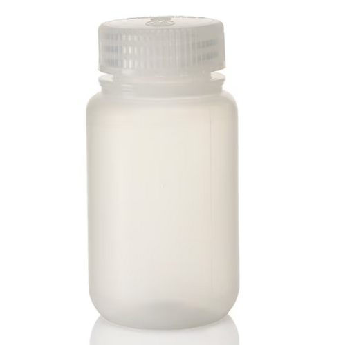 Nalgene Bottle, Wide-Mouth, Round, Polypropylene Copolymer (PPCO) with Polypropylene (PP) Cap, 125 mL, EA, 12/PK or 72/CS, Thermo Scientific, 2105-0004
