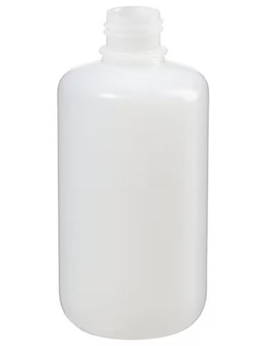 Nalgene Bottle, Packaging, Round, Narrow-Mouth, High-Density Polyethylene (HDPE) without Cap, 250 mL, 250/CS, Thermo Scientific, Bulk Packaged, 362089-0008