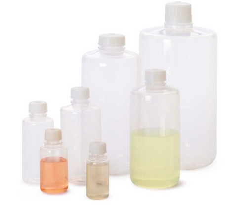 Nalgene Bottle, Low Particulate/Low Metals, Teflon Fluorinated Ethylene Propylene (FEP) with Tefzel Ethylene Tetrafluoroethylene (ETFE) Closure, 1 L, 4/CS, Thermo Scientific, 381600-0032