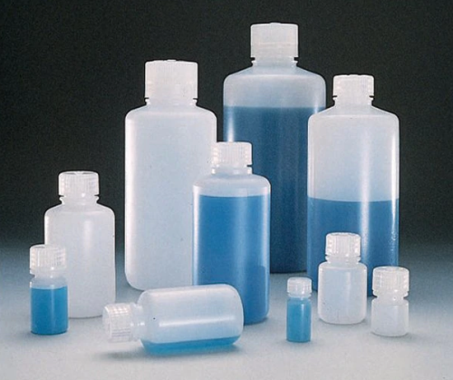 Nalgene Narrow Mouth Bottle, High Density Polyethylene with Polypropylene Screw Closure 60 mL (2 oz.), 2002-0002