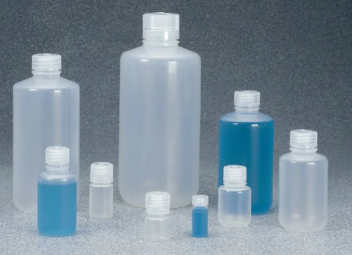 Nalgene Narrow Mouth Bottle, Polypropylene with Polypropylene Screw Closure 125 mL (4 oz.), 2006-0004