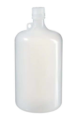 Nalgene Large Narrow Mouth Bottle, Polypropylene with Polypropylene Screw Closure 4000 mL (1 Gallon), 2203-0010