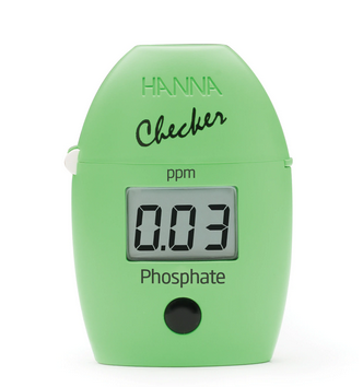 Colorimeter, Phosphate Checker HC, Low Range, 0.00 to 2.50 mg/L with Reagent Starter Kit and Cuvettes, Hanna Instruments, HI713