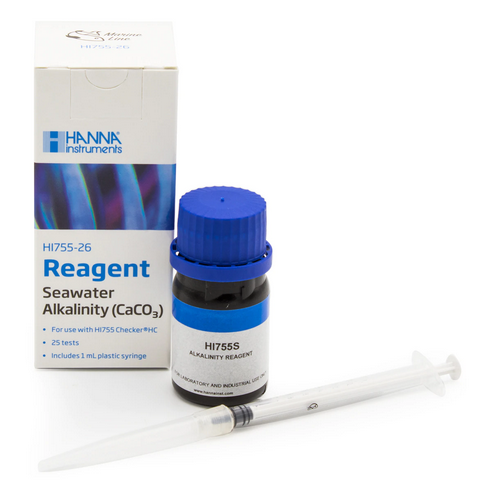 Reagents, 25 Tests for use with Hanna Marine Alkalinity Checker, Hanna Instruments, HI755-26