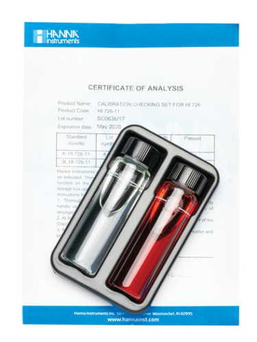 High Range Nickel Calibration Standards Checking Set, Hanna Instruments, HI726-11