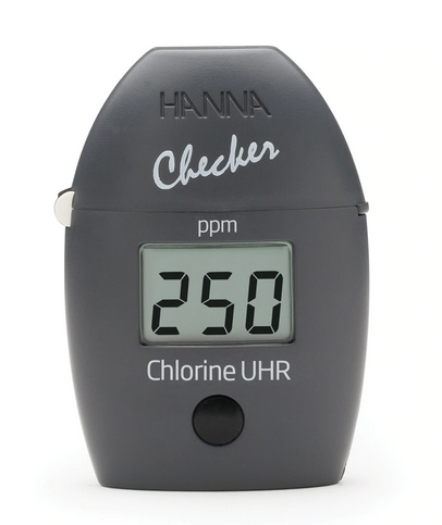 Checker HC Handheld Total Chlorine Colorimeter, Ultra High Range, 0 to 500 ppm, Hanna Instruments, HI771