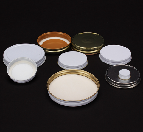 Metal Cap, Paper-Backed Vinyl Liner, 89-400 Finish [Representative Image]
