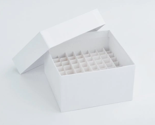 Storage Box, 2 in. (51 mm)  Polycarbonate,  with Dividers (100-Cell), Thermo Scientific, 820010