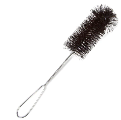 Brush, Cylinder & Bottle, Radial End, Black Bristle, 1-7/8 in. Diameter X 5 in. Brush Length, 13 in. Total Length