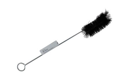 Brush, Flask, Tufted End, Black Bristle, 1-3/4 in. Diameter X 4-1/4 in. Brush Length