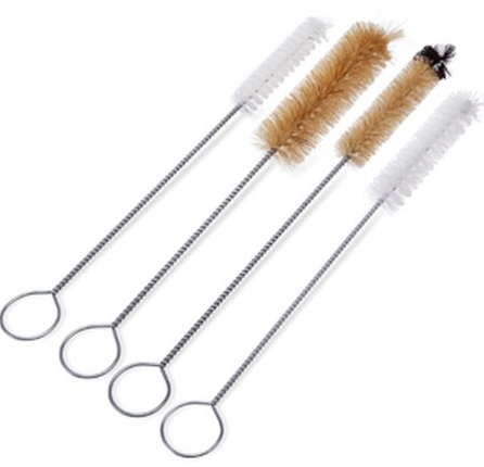 Brush, Test Tube, Radial Tip, White Bristle, 3/4 in. Diameter X 3-1/4 in. Brush Length, Justman Brush, 1887 [Representative Image]