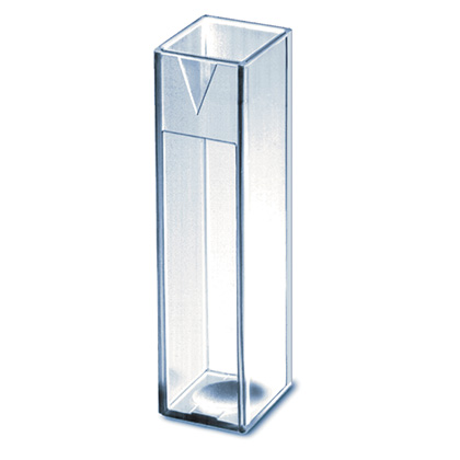 Polymethylmethacrylate (PMMA) Cuvette 2.5-4.5 mL, 500/PK, Brandtech Scientific, Inc