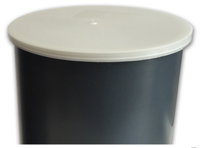 Flat Cover for Cylinder Mold (90-5345-04), Interlocks with Cylinder to Provide Consistent & Uniform Curing