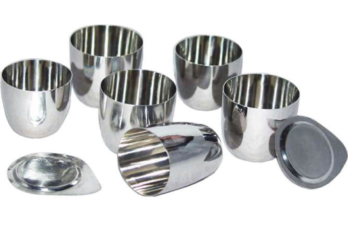 VM Crucible, 15 mL, Platinum without Cover, 30 mm Diameter x 31 mm deep (approximately 11 gram Weight) [REPRESENTATIVE IMAGE - CRUCIBLE ONLY]