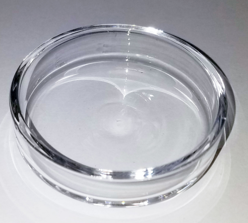 Dish, Quartz, Clear, 20 mL, 55 mm Diameter x 15 mm H