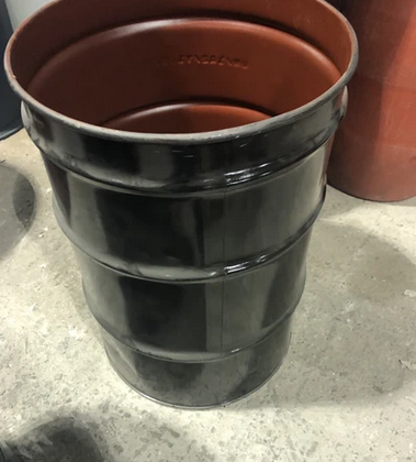 Drum, 55 gallon, Reconditioned, with Lid.  Open top, Ideal for Transporting and Storing Coal Samples, Supplied with Attachable Ring for Tight Fit