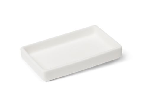 Tray, Rectangular Alumina Ceramic, 150 x 65 x 19 mm, Coorstek, 65580