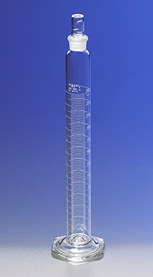 Cylinder, Pyrex Graduated, To Contain, with Glass Stopper, 500 mL, Corning, 2982-500