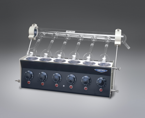 Micro Digestor Complete with 6 x 100 mL Kjeldahl Flasks, Labconco 60300-00