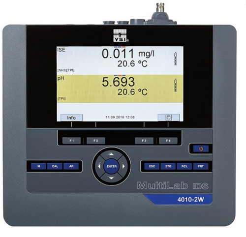 MultiLab IDS, Two-Channel Benchtop Meter, Model 4010-2, YSI 1FD460Y