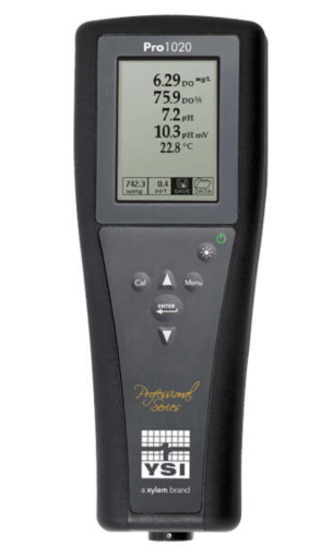 Multiparameter Meter, Pro1020, Portable, Dissolved Oxygen,  ORP, pH, YSI, 6051020