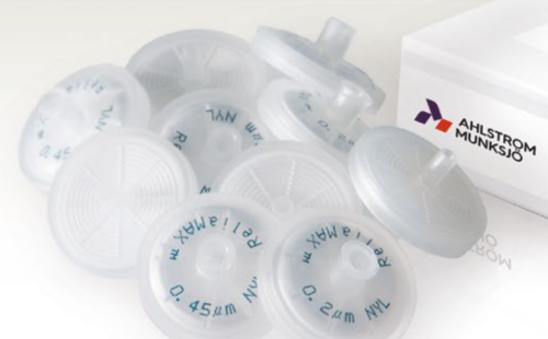 Syringe Filter, ReliaMAX, Nylon, 25 mm Diameter, 45 Micron Pore Size, 100/PK, Ahlstrom, 7X7532
