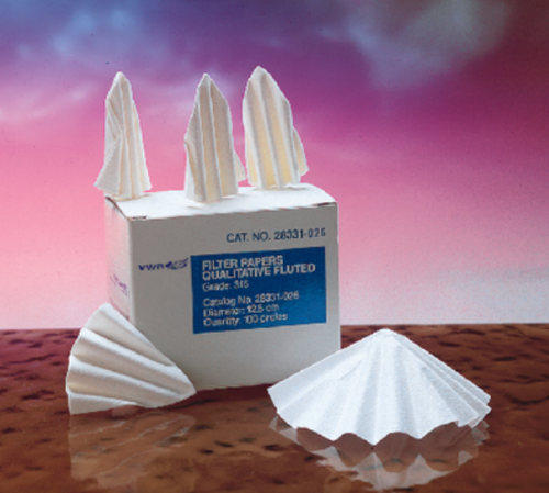 Grade 315, Crepe Fluted Circles, Folded, Qualitative, 24 cm Diameter, 100/PK, 28331-081