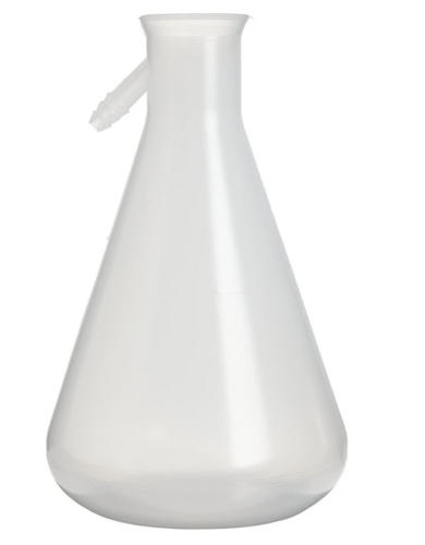 Flask, Polyethylene, Filtering, High Temperature, 1000 mL, with Tubulation, Bel Art Products, H38941-0000