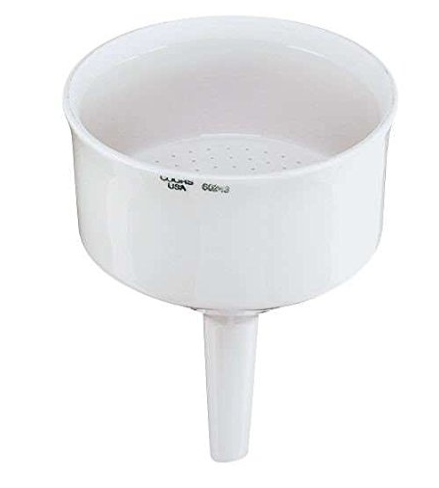 Porcelain Buchner Funnel with Fixed Perforated Plate, 87 mL, Coors, 60240