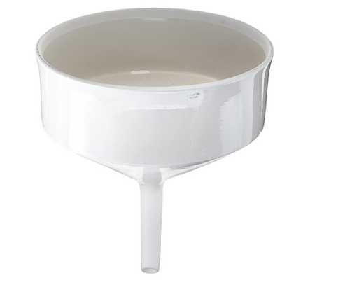 Porcelain Buchner Funnel with Fixed Perforated Plate, 4000 mL, Coorstek, 66248 (Replaces 60248)