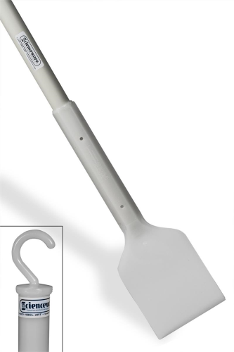LDPE Scraper, FDA-Grade, 72 in. Handle, Bel Art Products, F36832-0001