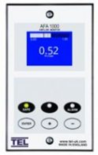 TEL-UK Digital Air Flow Monitor for Hoods, 0 to 1000 ft/min, AFA1000/1