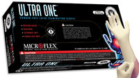 Gloves, Latex, Microflex Ultra One, Powder Free, Large