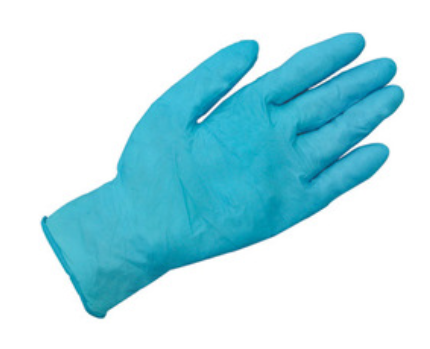 Gloves, Large Blue Nitrile, 6 mil, 9.5 in., 100/PK, Radnor, RAD64057291