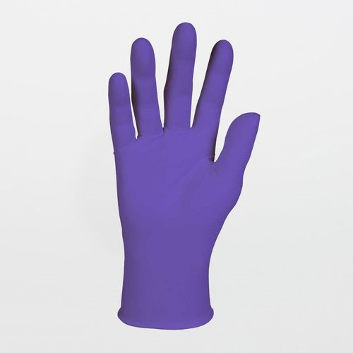 Kimtech Safeskin Purple Nitrile Powder-Free Gloves, Amiberdextrous, Textured Finger Tips, Large, 100/PK, Ansell, 55083