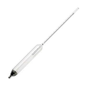 Hydrometer/Thermometer Combined Form, Balling, 0 to 8.5 degrees, 14 in. Length, 0 to 50 degrees C, Thermco, GW2512C