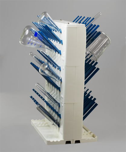 Glassware Benchtop Dryer, 3 Tier, Double-sided, 14.75 x 10 x 22.4 in., Bel Art Products, F18933-0023