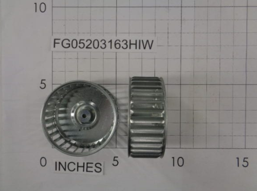 Blower Wheel, Galvanized Steel, Oven Replacement Parts