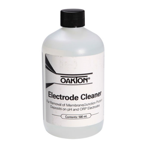 OAKTON Electrode Cleaning Solution,  Removes Grease and Oil Deposits from your Electrodes, Contains Pepsin, Cole-Parmer Instrument Company, WD-00653-06 (8, UN1789, PGII)