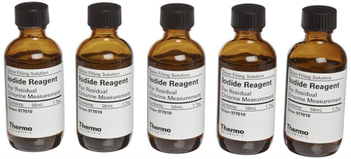 Iodide Reagent for Residual Chlorine Electrode, 5 x 50 mL, Thermo Scientific, 977010
