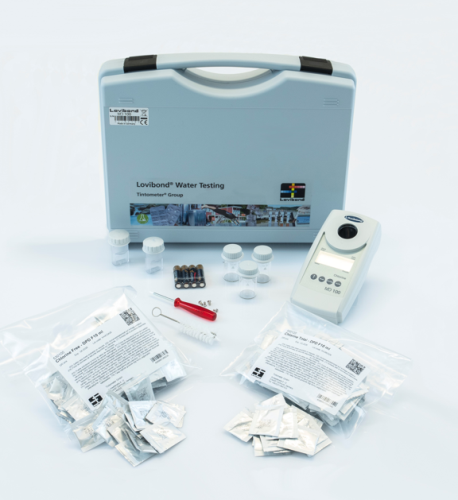 MD 100 Chlorine Colorimeter Kit for Free & Total Chlorine, Uses Powder Reagents, Lovibond, 276010