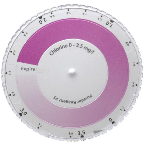 Aqua Comparator Disc for Total Chlorine for 91-2679-30, 146050