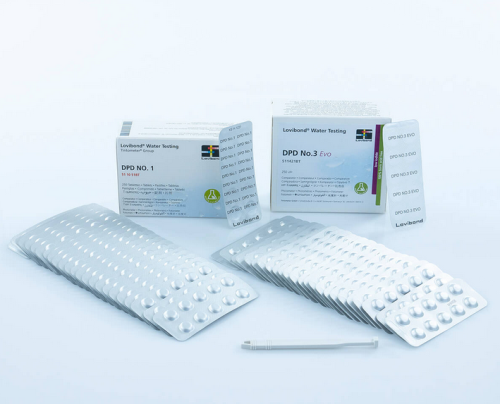DPD EVO (NO. 1 & NO.3 EVO) for Chlorine Testing, COMBI PACK OF 250 EA, Lovibond, 517932BT