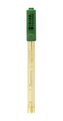 pH Electrode, Refillable, PEI Body, Double Junction, BNC + Pin Connectors, 1 m Cable, Hanna Instruments, HI1332P