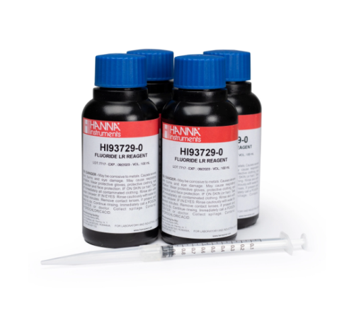 Fluoride Low Range Reagents, 100 Tests, Hanna Instruments, HI93729-01